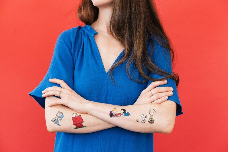 Blockheads, Blankets, and Good Grief! Temporary Tattoo Maker