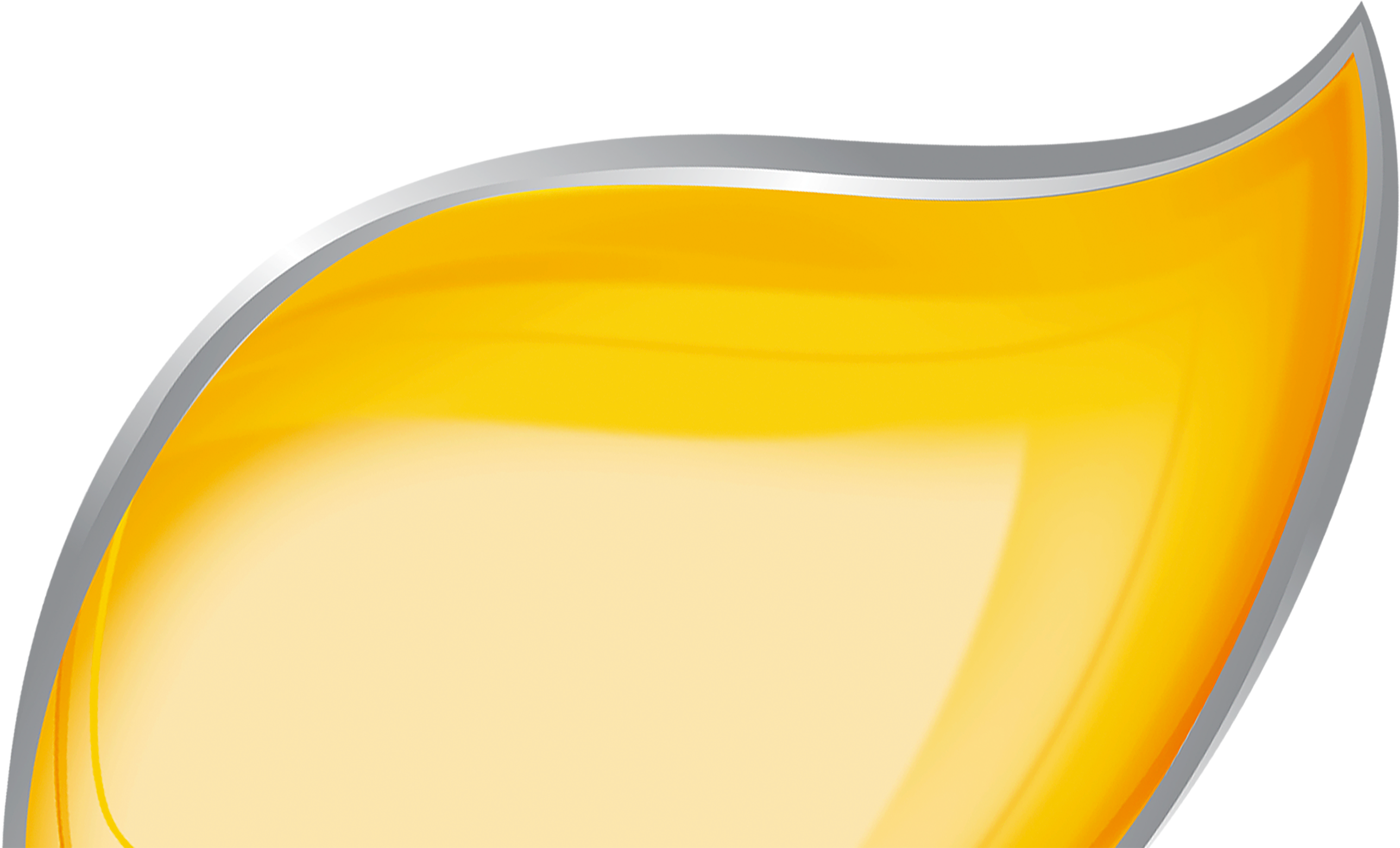 a flame with a silver edge